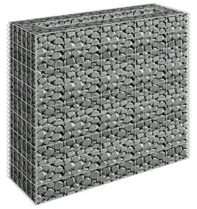 VidaXL horganyzott acél gabion magaságyás 90 x 30 x 90 cm