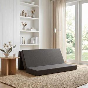 VidaXL Összecsukható kanapéágy 180 x 67 x 45 cm Sötétszürke