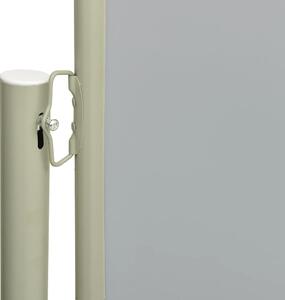 VidaXL szürke behúzható oldalsó terasznapellenző 160 x 300 cm