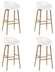 4 db fehér bárszék