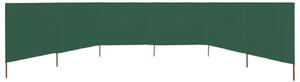 VidaXL zöld szövet 6-paneles szélfogó 800 x 120 cm