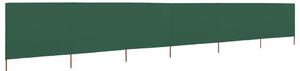 VidaXL zöld szövet 6-paneles szélfogó 800 x 120 cm