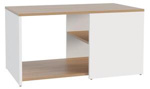 Dohányzóasztal 80x45x42 cm fehér GM-01