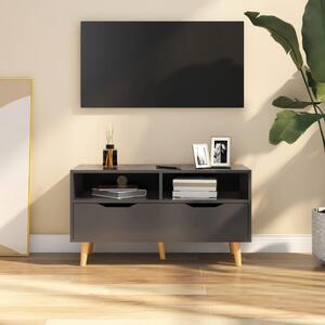 Szürke szerelt fa TV-szekrény 90 x 40 x 48,5 cm
