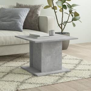 Betonszürke szerelt fa dohányzóasztal 55,5x55,5x40 cm