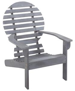 Szürke tömör akácfa Adirondack szék