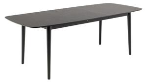 Bővíthető étkezőasztal tölgyfa dekoros asztallappal 90x219 cm Montreux – Actona