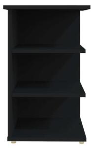 VidaXL fekete forgácslap kisszekrény 35 x 35 x 55 cm