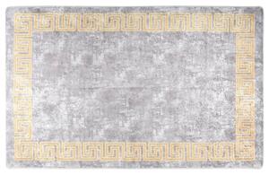Szürke csúszásmentes mosható szőnyeg 80 x 150 cm