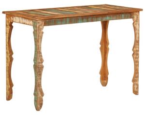 Tömör újrahasznosított fa étkezőasztal 110 x 52 x 76 cm