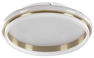 Fehér és arany fém LED mennyezeti lámpa ⌀ 42 cm TAPING