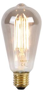 Intelligens függő lámpa sárgaréz óceánkék üveggel 33 cm Wifi ST64 - Pallon