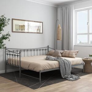 VidaXL szrüke fém kihúzható kanapéágy-keret 90 x 200 cm