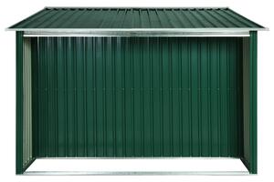 VidaXL zöld acél kerti fészer tolóajtókkal 329,5x205x178 cm