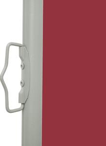VidaXL piros behúzható oldalsó teraszi napellenző 170 x 500 cm