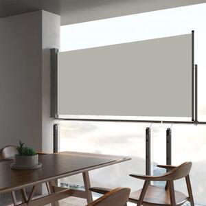 VidaXL krémszínű kihúzható oldalsó terasz napellenző 60 x 300 cm