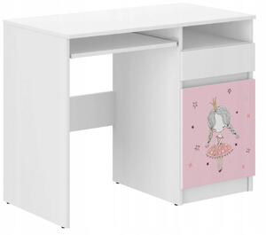 Gyermek íróasztal hercegnővel 76x50x96 cm
