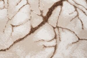 PALERMO Exkluzív bézs szőnyeg barna mintával Szélesség: 80 cm | Hossz: 150 cm