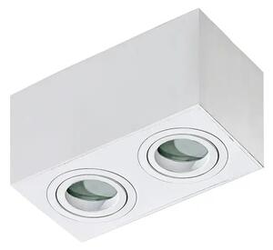 Modern spotlámpa Brant 2 SQ IP44 fehér