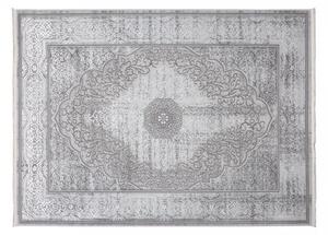 PALERMO Exkluzív szürke szőnyeg fehér orientális mintával Szélesség: 80 cm | Hossz: 150 cm