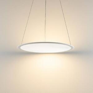 Deko-Light LED panel, fehér, Ø 63 cm, fém, CCT, dimmelhető, 50 W, dimmelhető, Fehér / opál, Dolgozószoba / Iroda, Alumínium, Modern