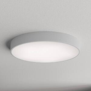 TEMAR LIGHTING Cleo 600 mennyezeti világítás, Ø 60 cm, szürke, dimmelhető, Alu / szürke / cink, Nappali / Étkező, fém, Modern