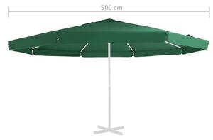 VidaXL zöld kültéri napernyő csereponyva 500 cm