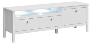 TV asztal 1S1K/160, fehér, OLJE