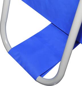 VidaXL kék acélvázas úszómedence 400 x 207 x 122 cm