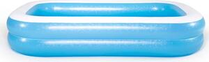 Bestway Family kék/fehér négyszögletes felfújható medence 262x175x51cm