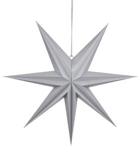 LATERNA MAGICA dekor papírcsillag, szürke 60cm
