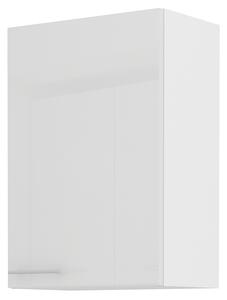 Felső konyhaszekrény Lavera 50 G 72 1F (fehér + fényes fehér)