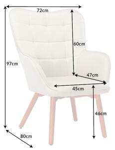 Design fotel Sweden bézs
