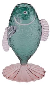 CORAL COAST boroszilikát üveg gyertyatartó 16 cm