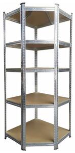 Aga Sarok fém polcrendszer 180x70x40 cm 5 polc