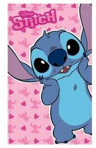 Gyermek törölköző Lilo and Stitch rózsaszín 30X50cm Setino