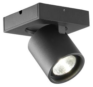 Mennyezeti Lámpa LIGHT-POINT, Focus 1, dimmable, Fekete, Folyosó, Alumínium, Dizájn