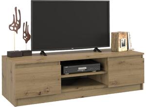 Aldabra RTV120 TV állvány, 120x36x40 cm, tölgy