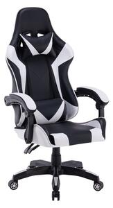 Gamer és irodai szék, Remus, 66x125x62 cm, fehér