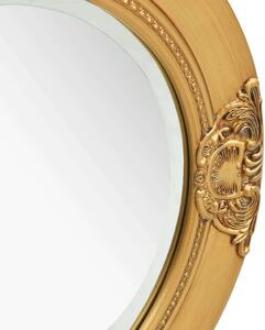 VidaXL aranyszínű barokk stílusú fali tükör 50 cm