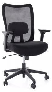 Q-724 Ergonomikus Hálós Forgószék Fekete