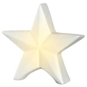 LEONARDO FELICE led porcelán csillag 15cm, fehér
