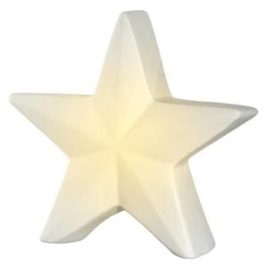 LEONARDO FELICE led porcelán csillag 19cm, fehér