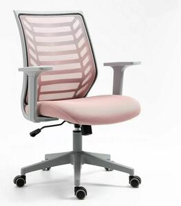 Q-320 Ergonomikus Hálós Forgószék Rózsaszín