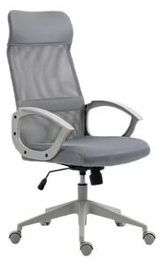 Q-026 Ergonomikus Hálós Forgószék Szürke