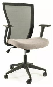 Q-328 Ergonomikus Hálós Forgószék Szürke-Fekete