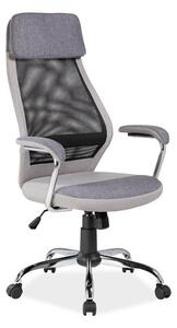 Q-336 Ergonomikus Hálós Forgószék Szürke