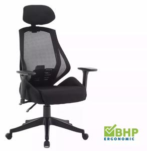 Q-406 M Ergonomikus Hálós Forgószék Fekete Multiblock
