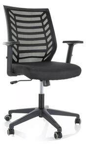Q-320R Ergonomikus Hálós Forgószék Fekete