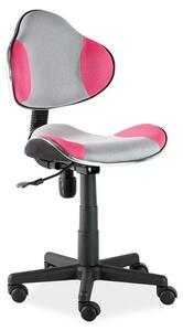 Q-G2 Ergonomikus Rózsaszín-Szürke Membrán Szövet Forgószék